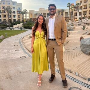 Cut Out Pleated Satin Dress